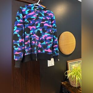 A Bathing Ape x KID CUDI collab full zip hoodie Rare AF